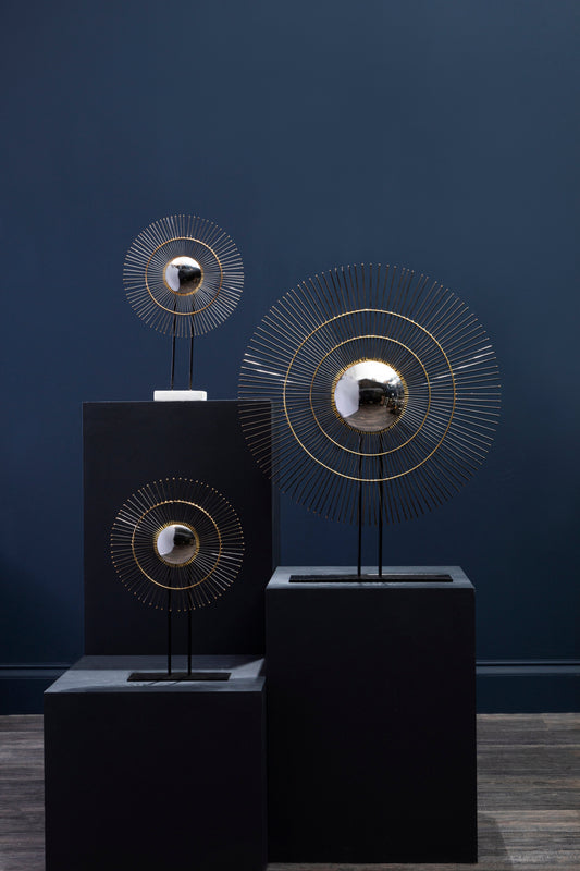 Velvet & Vigor Quill Sculpture-Black-Modern Statement Decor