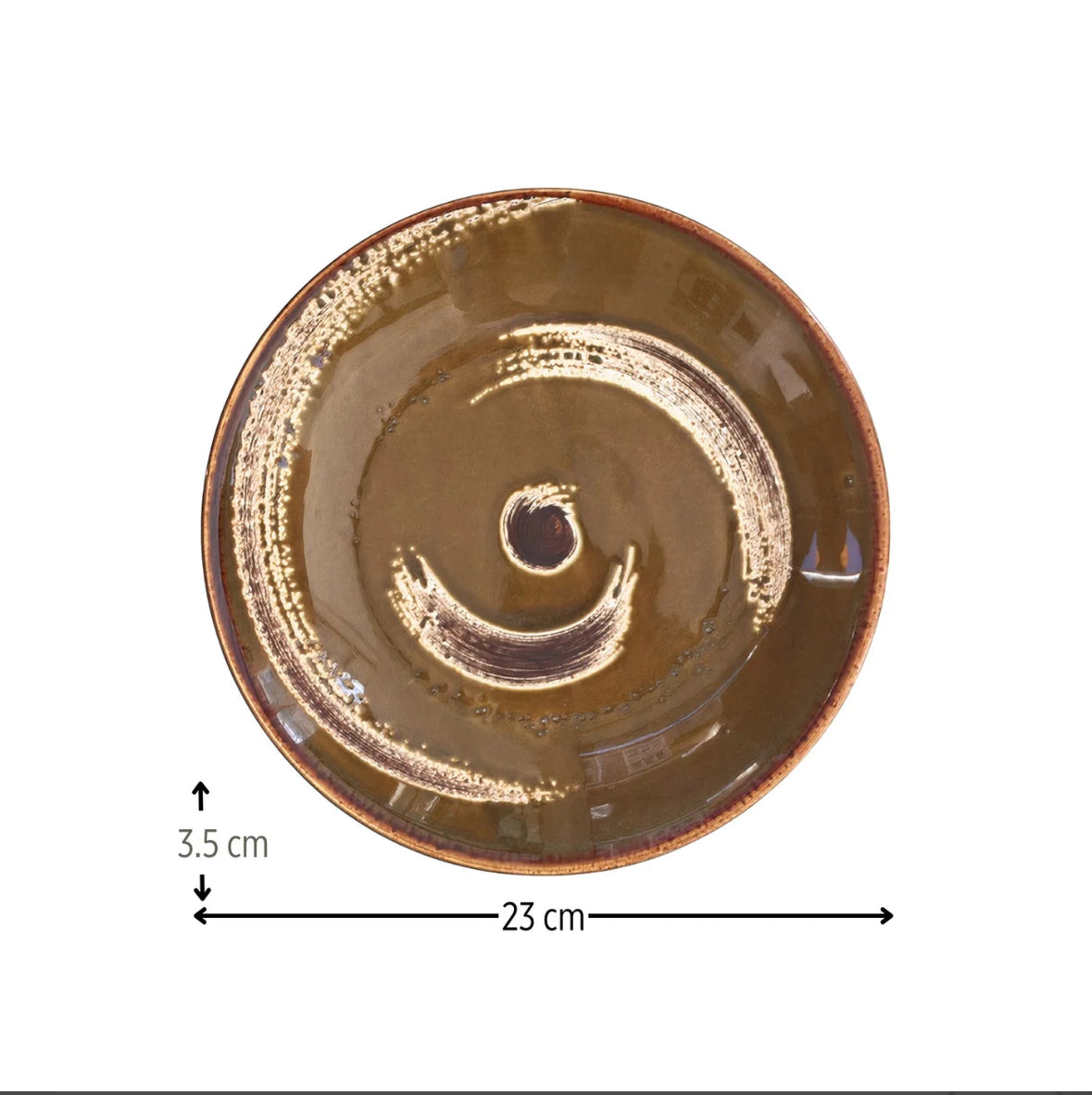 Velvet & Vigor Serving Plate-23cm-Gold-Kitchen Accessories