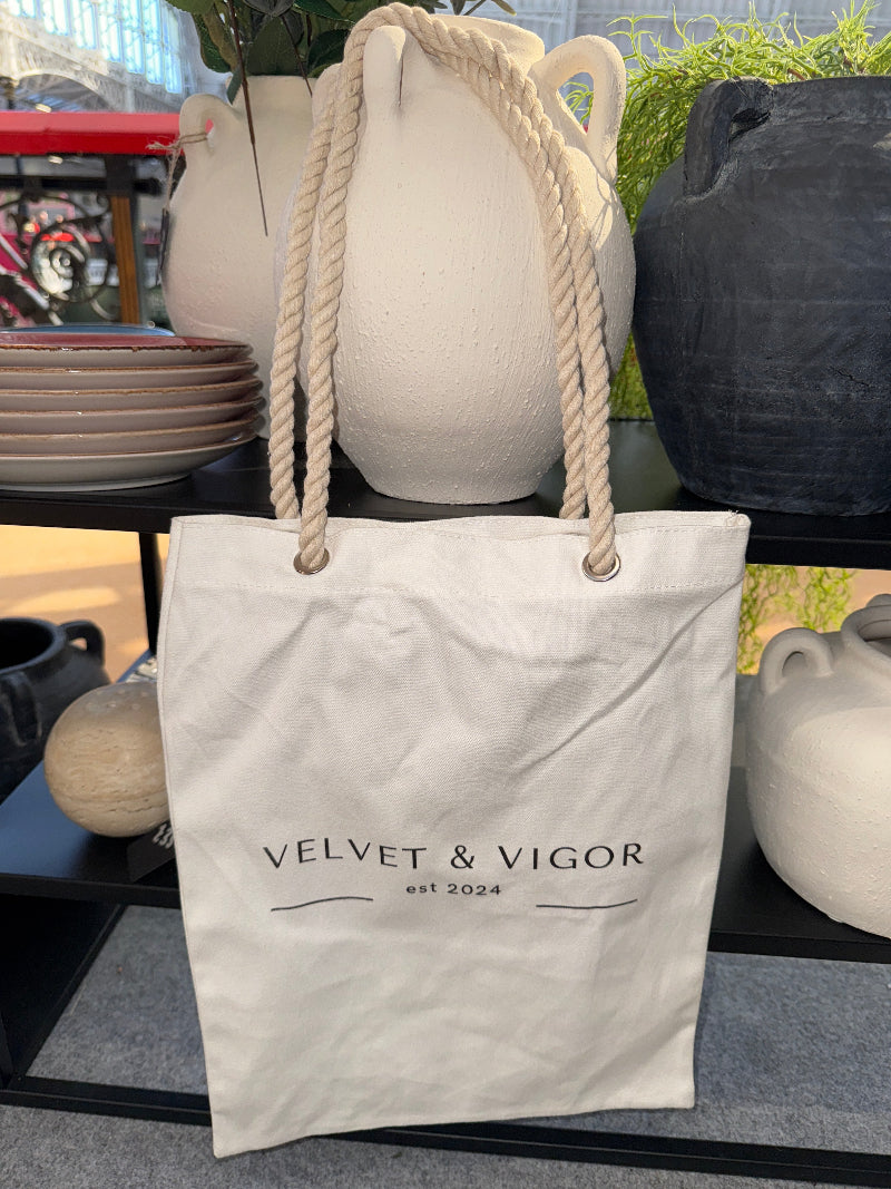 Eco-Friendly Cotton Tote Bag-Handbags-Velvet & Vigor