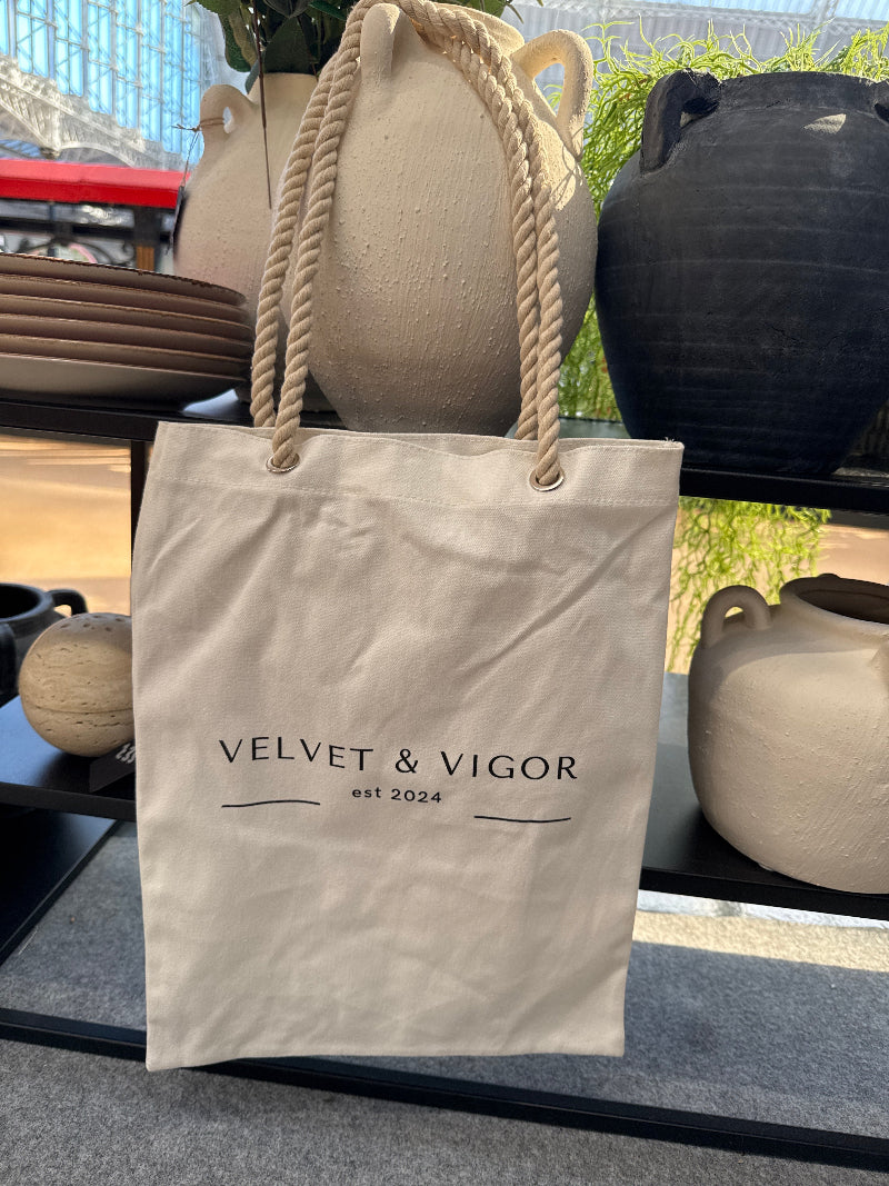 Eco-Friendly Cotton Tote Bag-Handbags-Velvet & Vigor