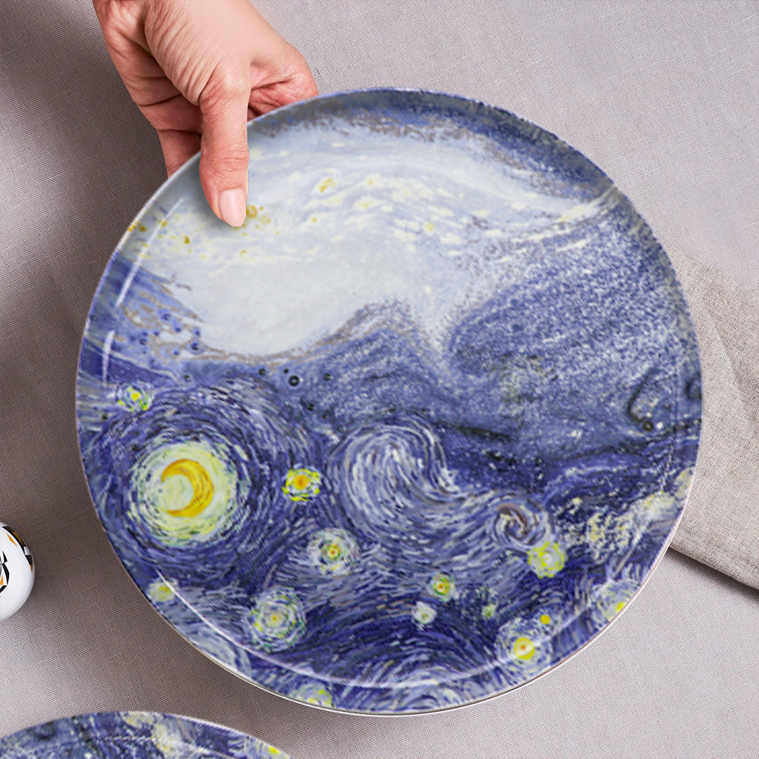 Velvet & Vigor Van Gogh Serving Plate-26cm-Serveware-Tableware