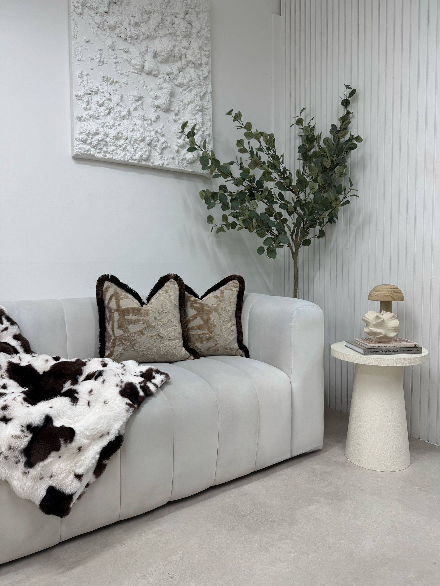 Luxury Fringed Cushion-Luxury Home Interiors-45x45cm-Velvet & Vigor