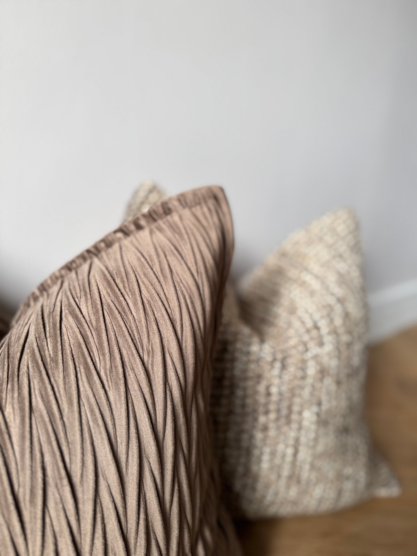 Luxury Velvet Cushion-Brown-45x45-Living Room Accessories-Velvet & Vigor