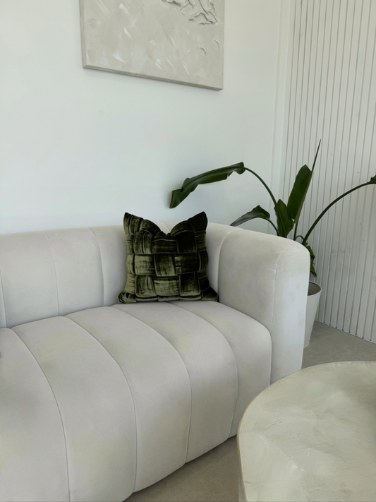 Luxury Velvet Cushion Cover-Green-45x45-Deep Earth Tones-Velvet & Vigor