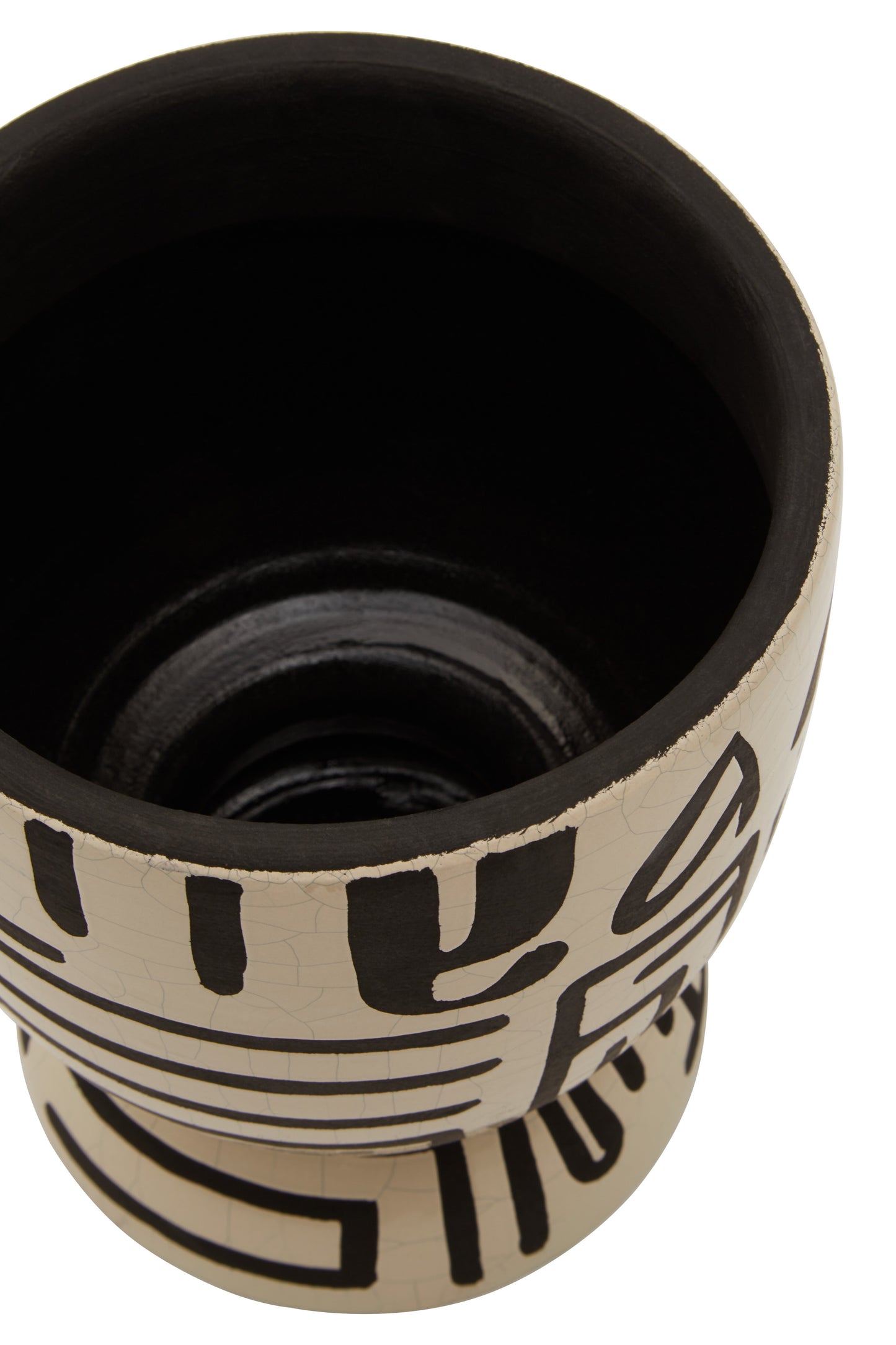 Zaina Abstract Print Vase
