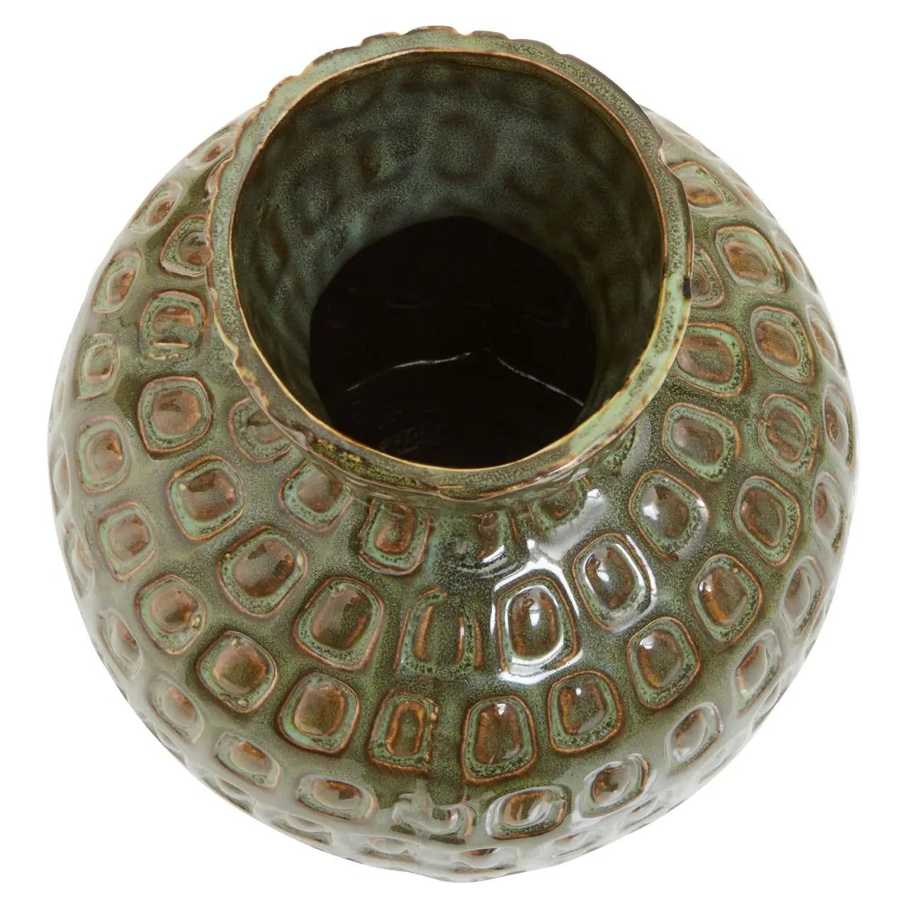 Unique Glazed Handmade Vase-Earth Tones-Unique Home Decor-Media Wall Accessories-Velvet & Vigor
