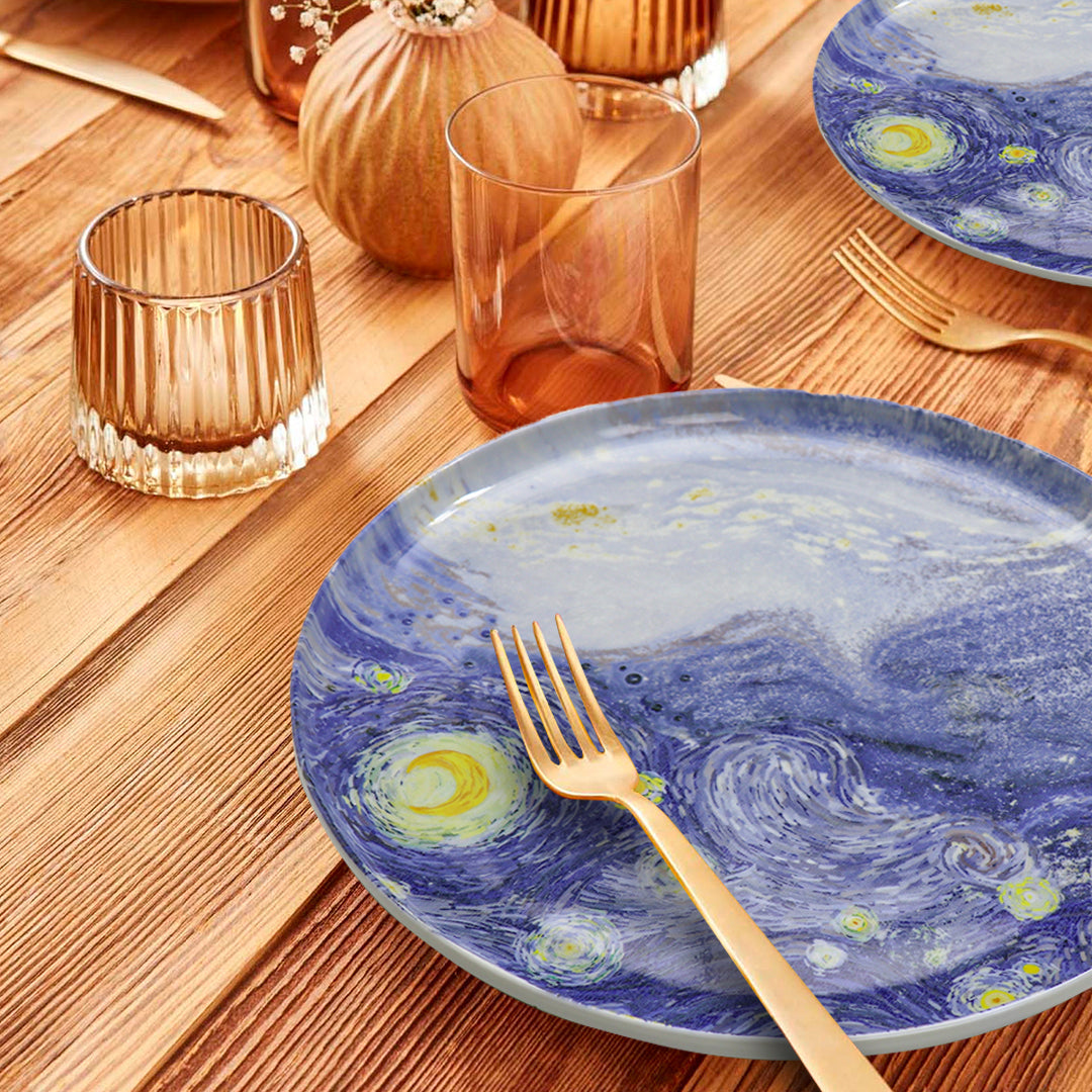 Velvet & Vigor Van Gogh Serving Plate-26cm-Serveware-Tableware