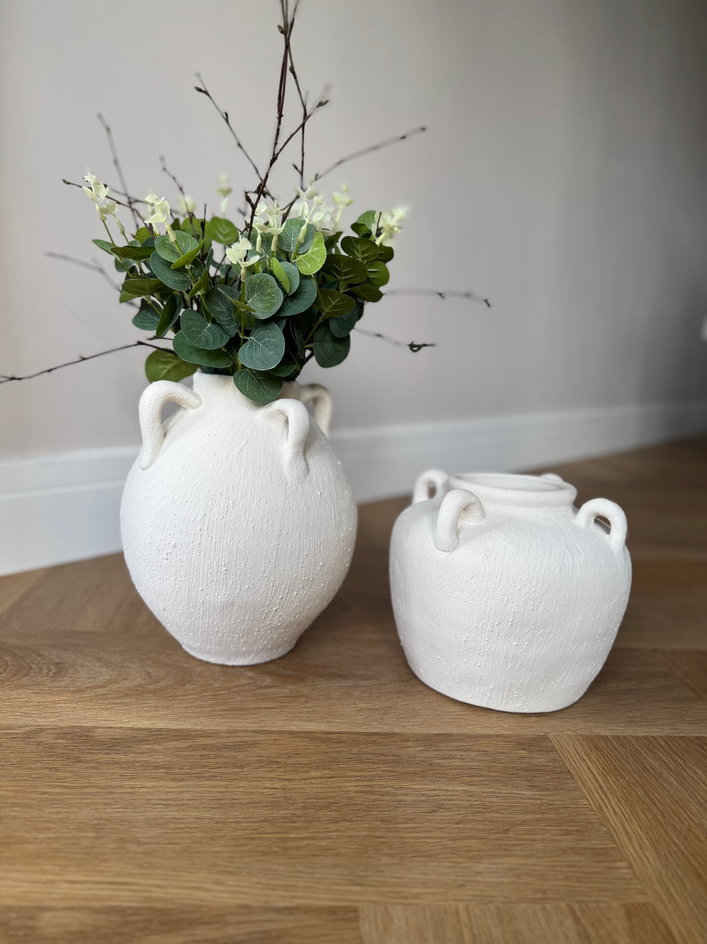 Rhea Handmade Vase-White
