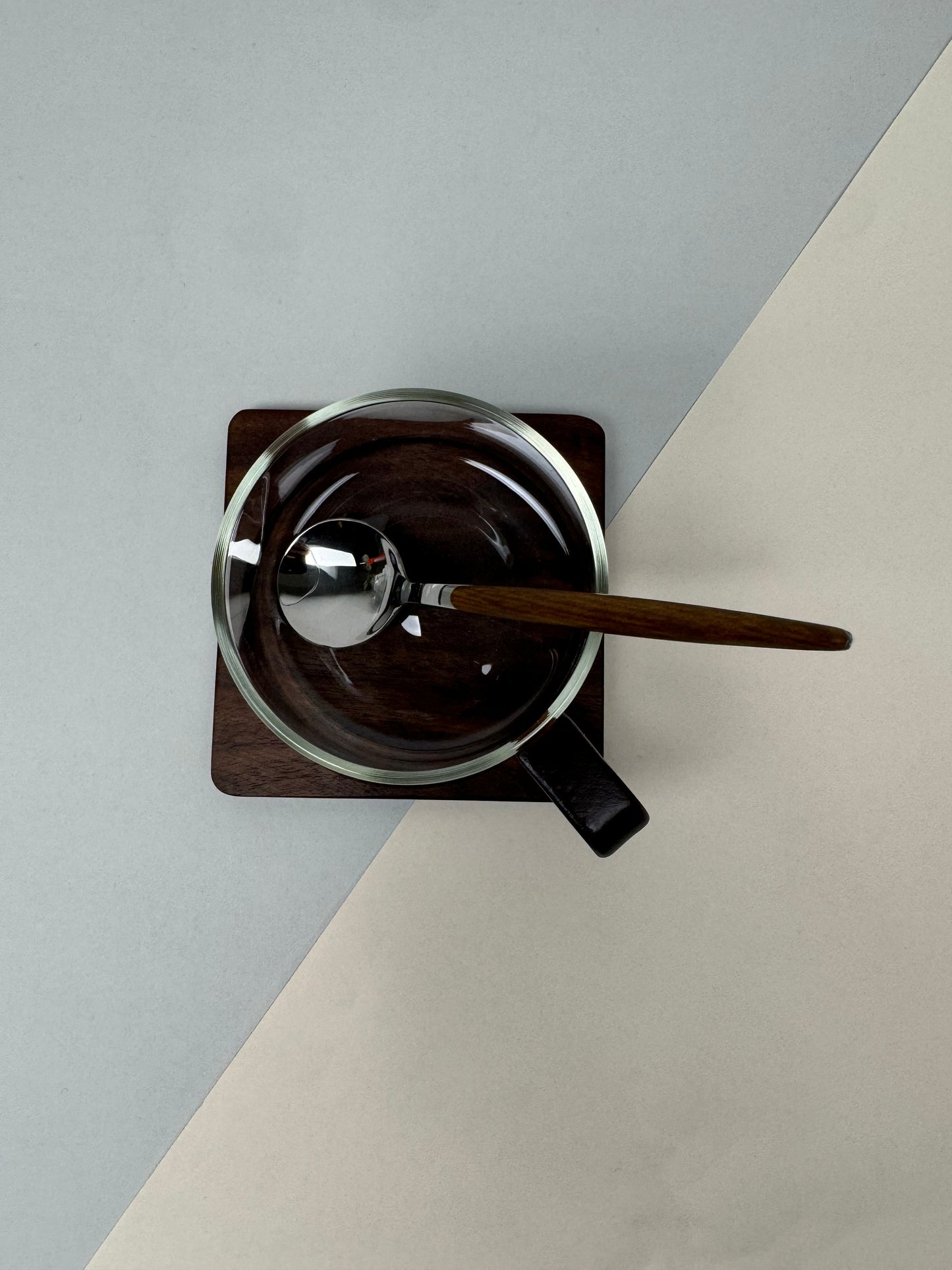 Smoked Glass Mug-Modern Drinkware-Kitchen-Velvet&Vigor