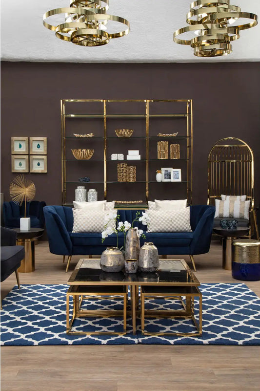 Statement Pendant Light, Gold, 4 Bulb-Unique Lighting-Velvet & Vigor