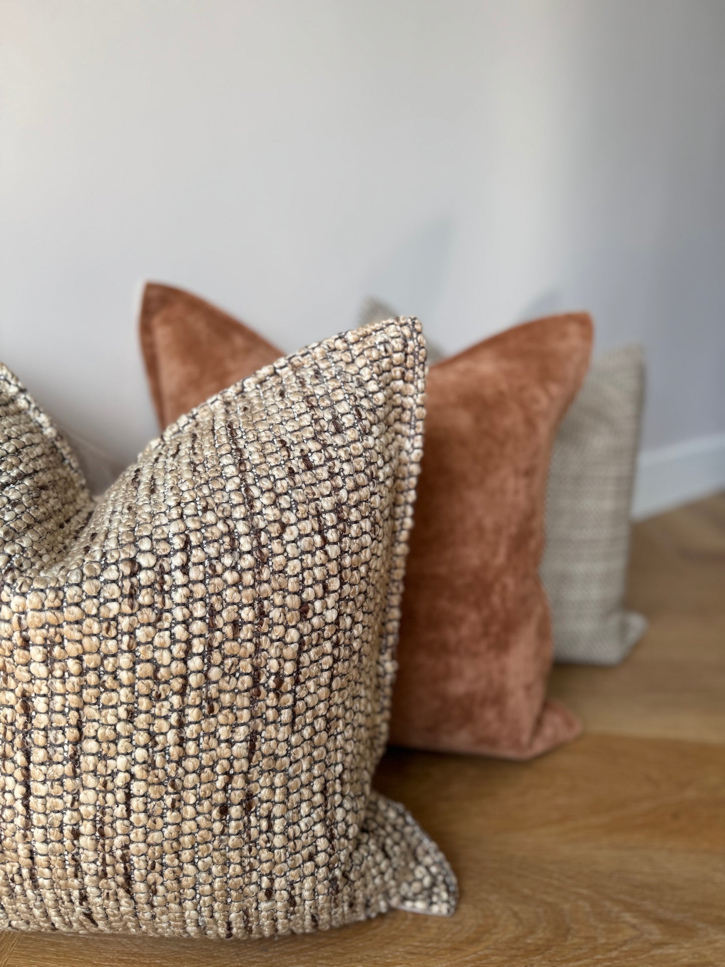 Asha Beige Cushion Cover