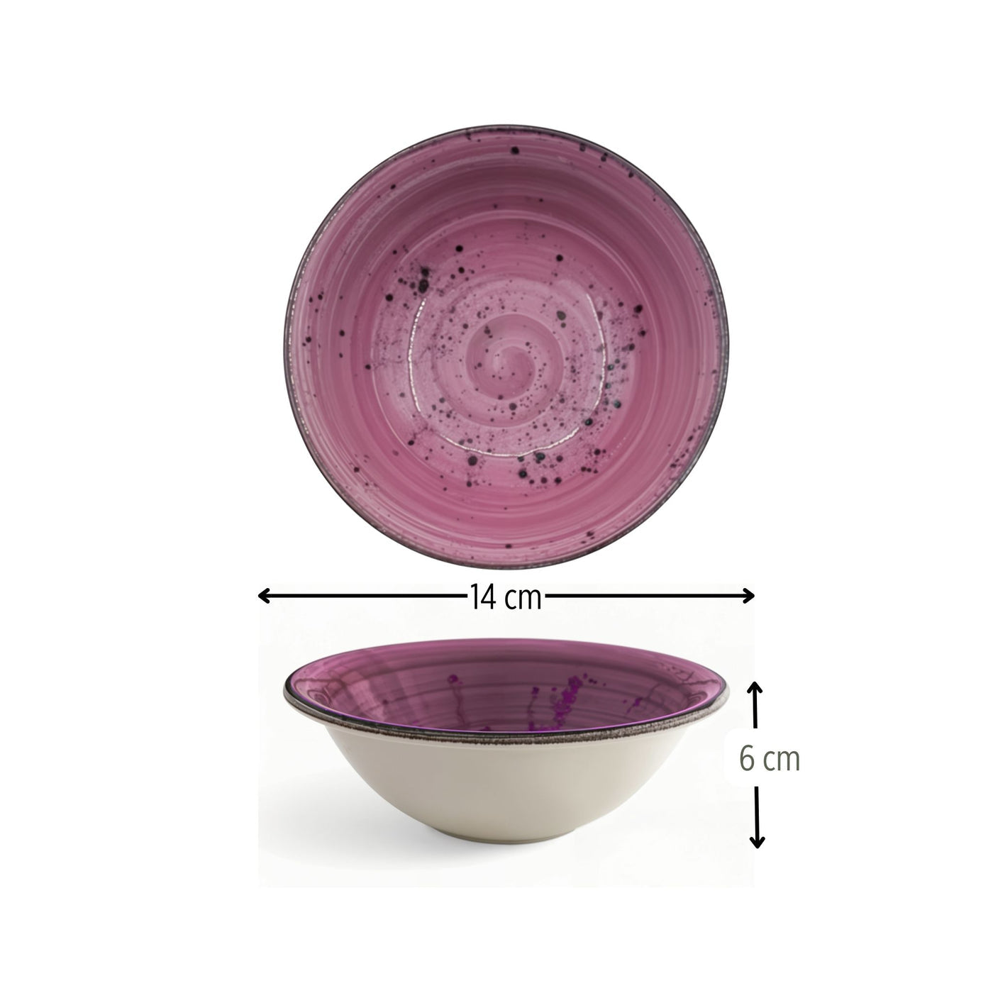 Velvet & Vigor Porcelain Bowl-Pink-Unique Serveware-Kitchen