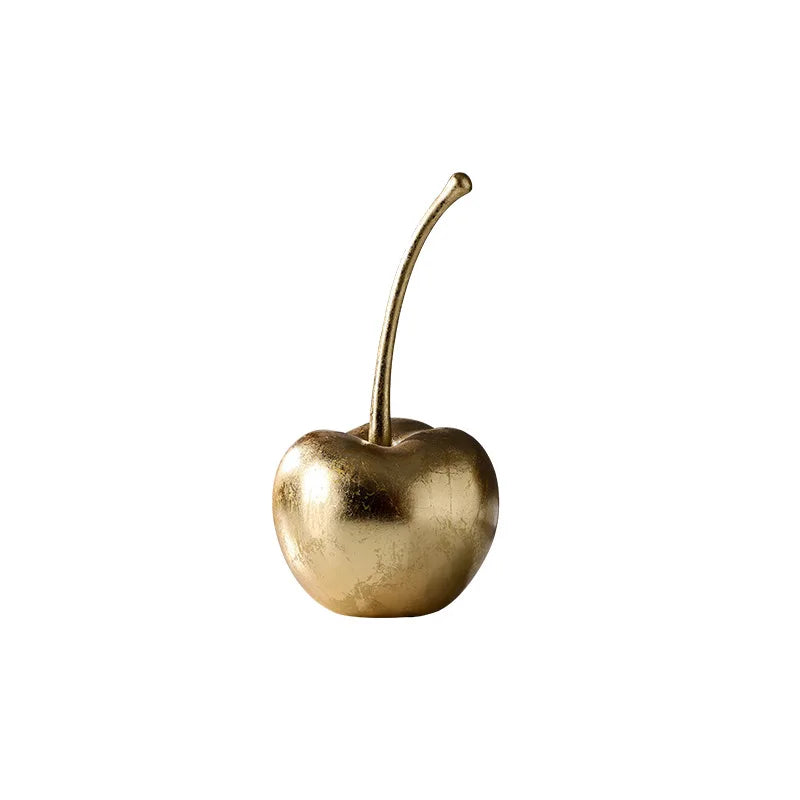 Gold Fruit Sculpture-Modern Home Decor-Velvet&Vigor