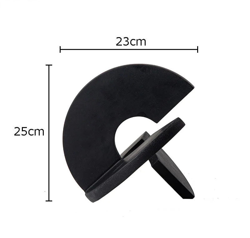 Velvet & Vigor Modern Ornament-Desk Decoration-Black-Media Wall