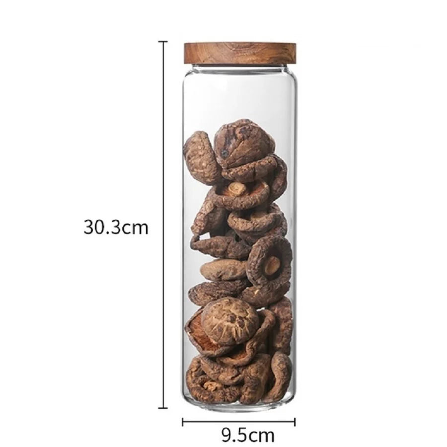 High Borosilicate Glass Storage Jar