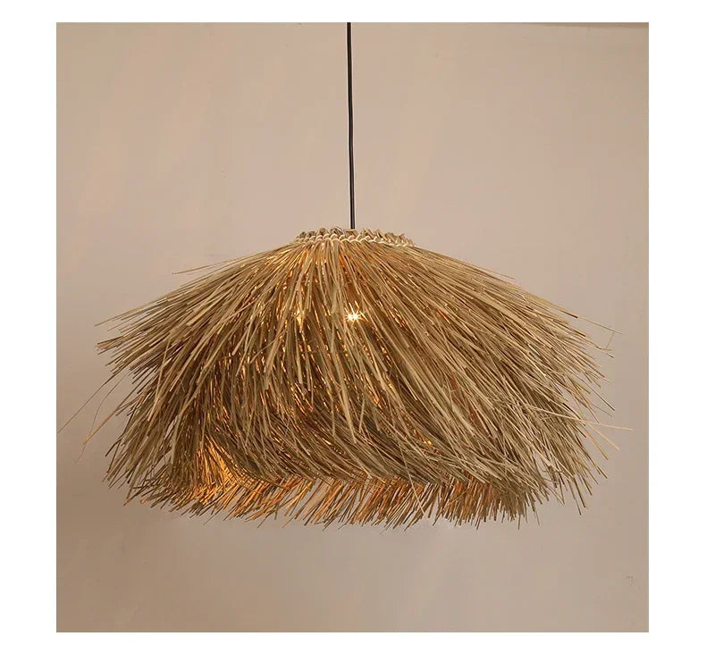 Wabi-sabi Style Rattan Chandelier