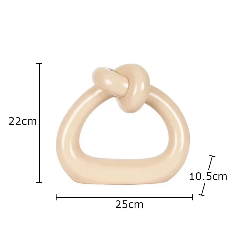 Modern Circular Knot Sculpture