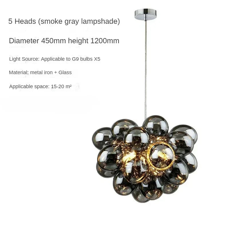 Nordic Grape Chandelier