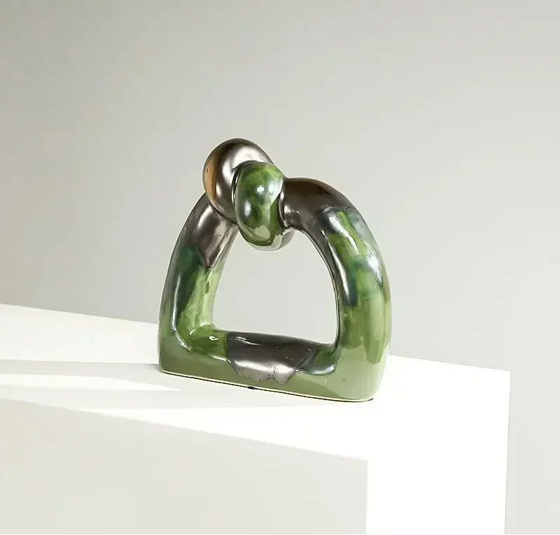 Modern Circular Knot Sculpture