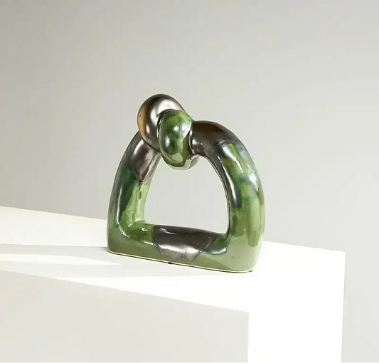 Modern Circular Knot Sculpture