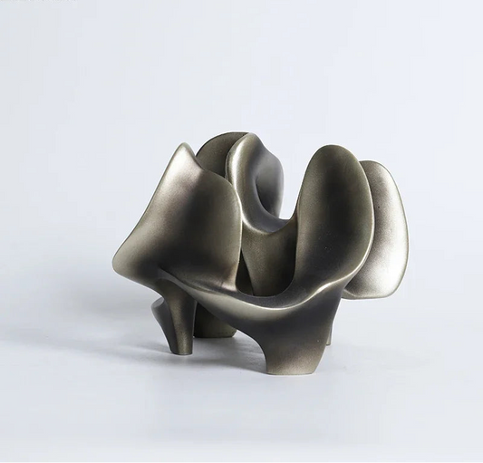 Velvet & Vigor Irregular Sculpture-Modern Home Accessories-Media Wall Accessories