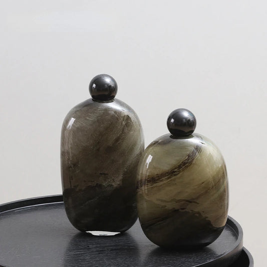 Luxury Glass Vase-Unique Decorative Accessories-Flower Arrangement-Velvet&Vigor