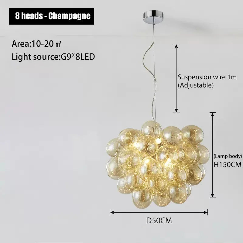 Nordic Grape Chandelier