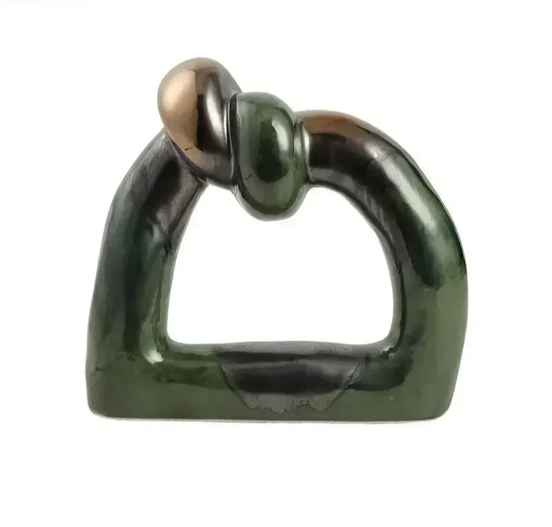 Modern Circular Knot Sculpture