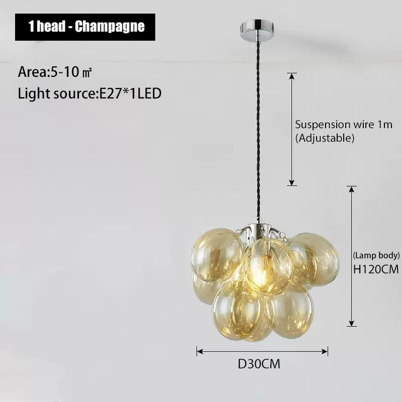 Nordic Grape Chandelier