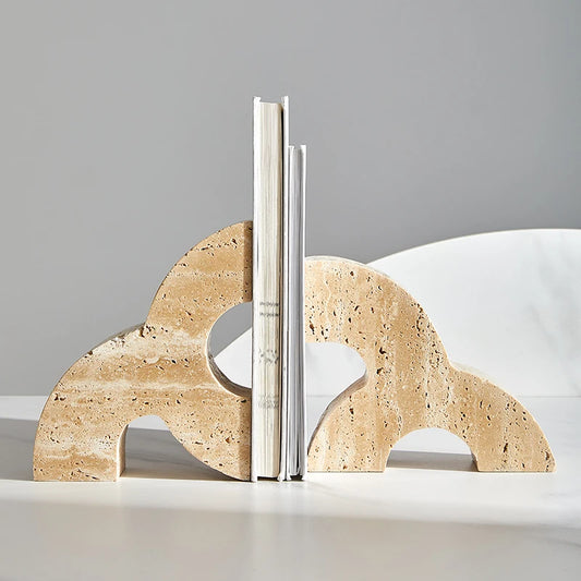 Marble Bookends | Modern Bookholder