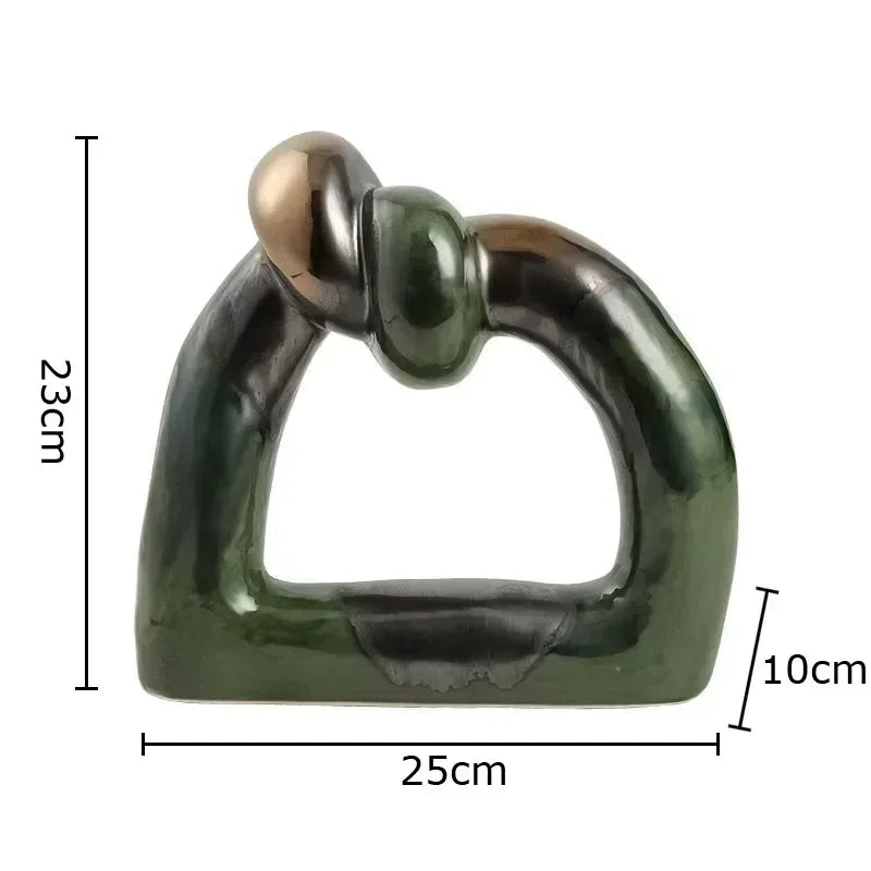 Modern Circular Knot Sculpture