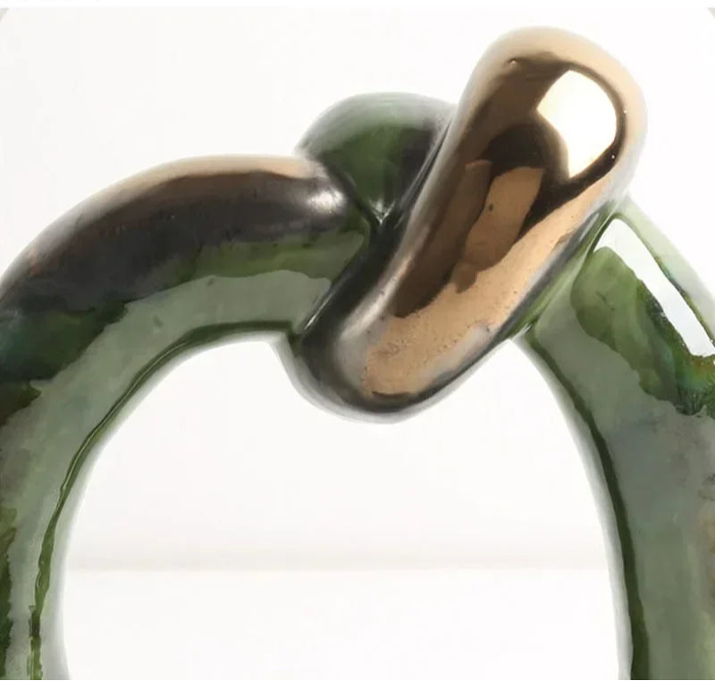 Modern Circular Knot Sculpture