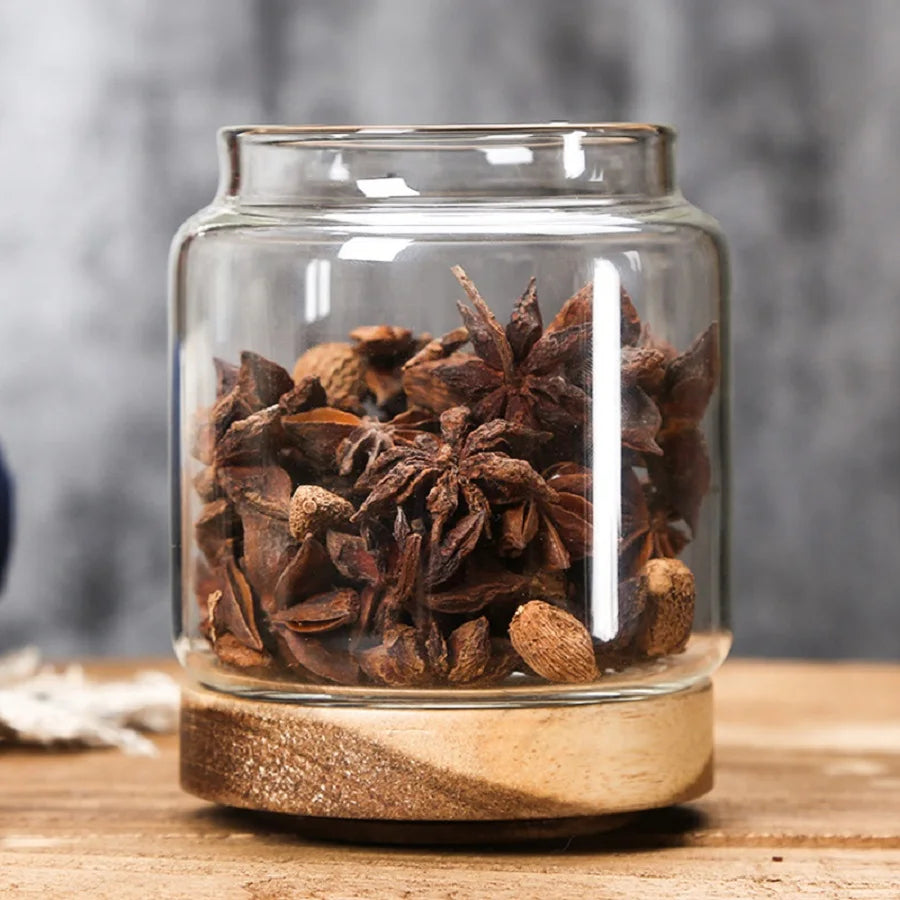 High Borosilicate Glass Storage Jar