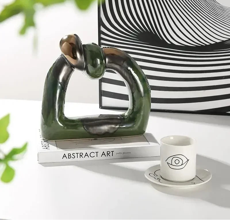 Modern Circular Knot Sculpture