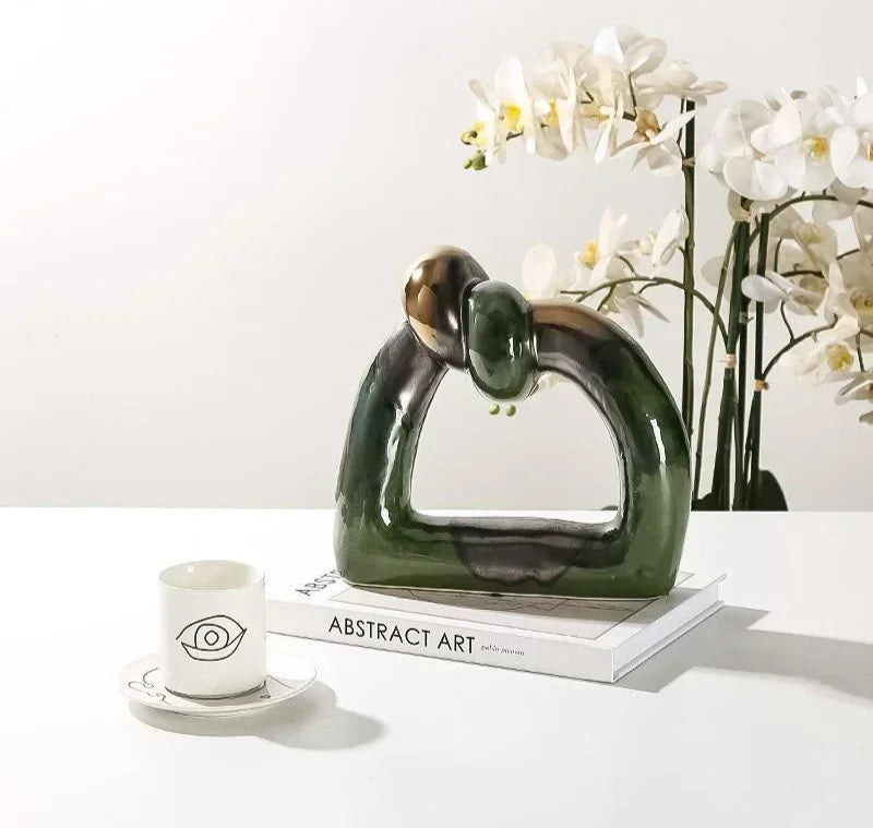 Modern Circular Knot Sculpture