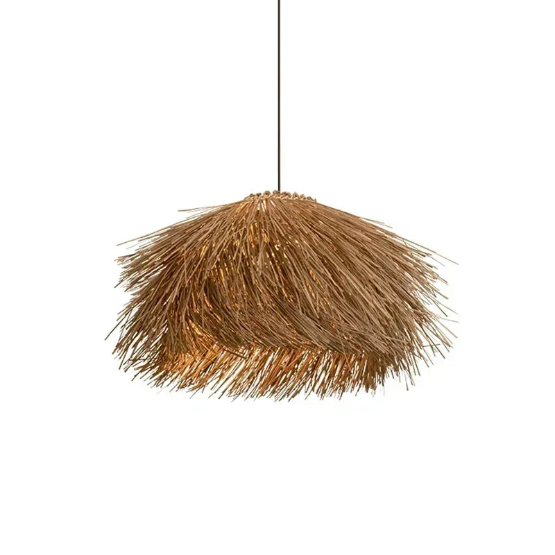Wabi-sabi Style Rattan Chandelier