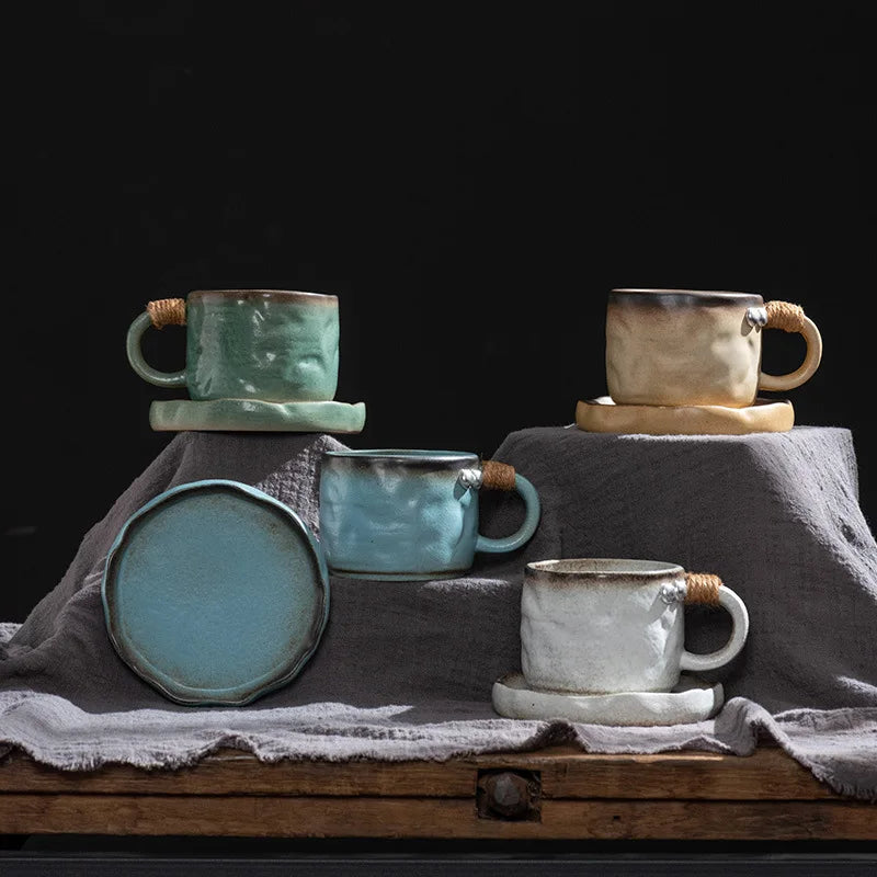 Hikari Japanese Coffee Mug Set-Unique Drinkware-Velvet&Vigor
