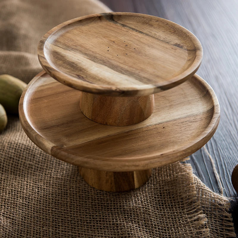 Wooden Serving Tray-Small/Large-Unique Serveware-Velvet & Vigor