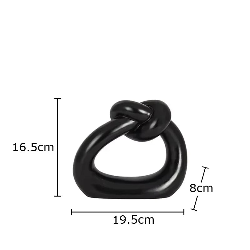 Modern Circular Knot Sculpture