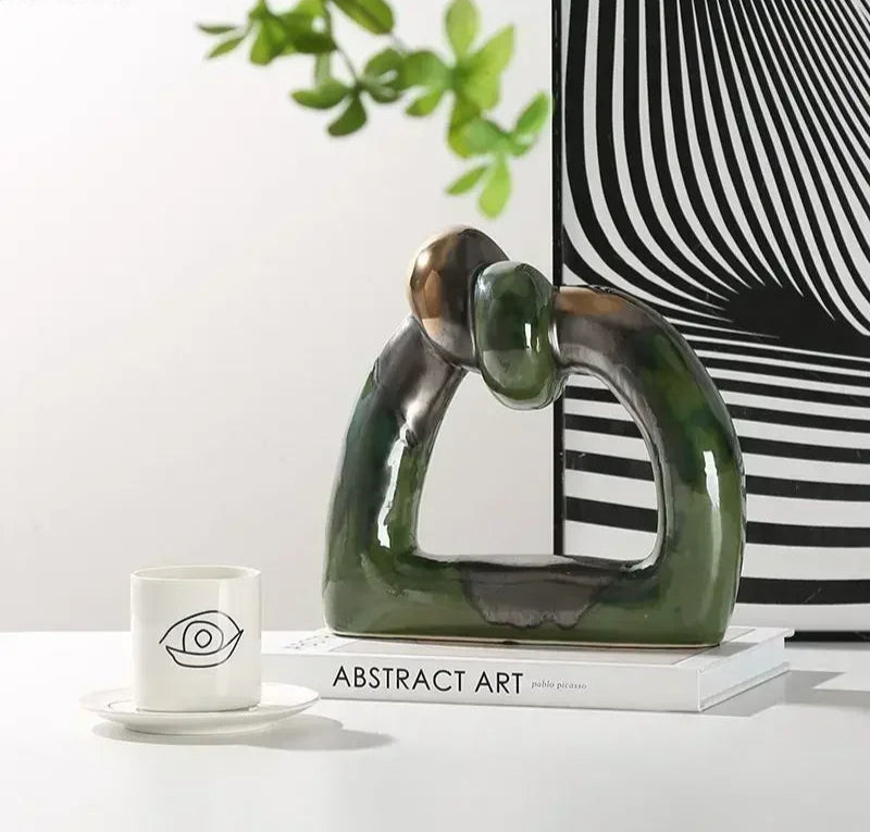 Modern Circular Knot Sculpture