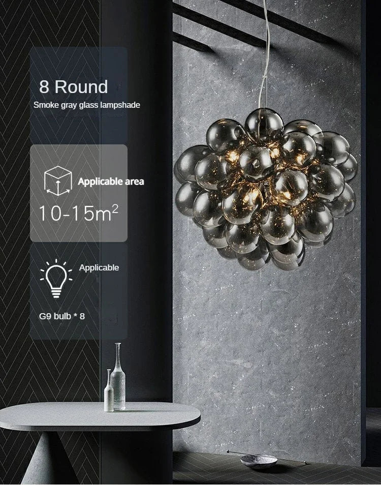 Nordic Grape Chandelier
