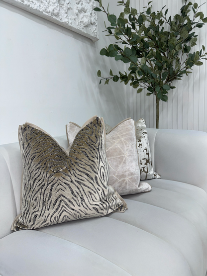 Metallic Cushion-Modern Interiors-45x45-Velvet & Vigor