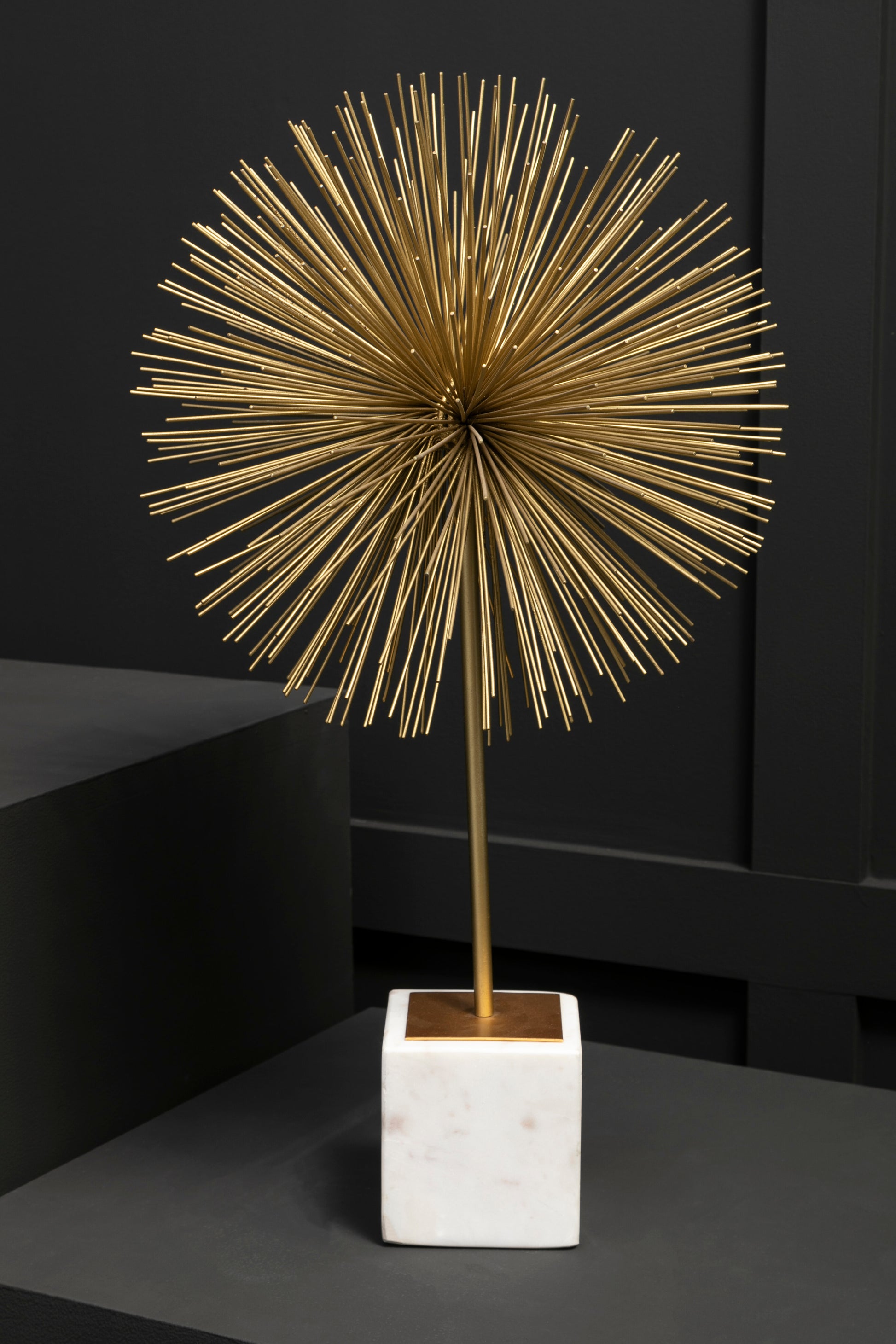 Gold Starburst Scultpure-Unique Home Decor-Media Wall Decor-Velvet & Vigor 
