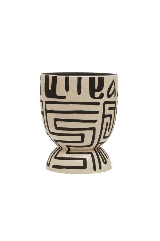 Zaina Abstract Print Vase