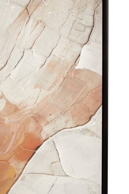 Abstract Wall Art-Burnt Orange-122X82CM-Framed Canvas-Modern Home Decor-Velvet&Vigor