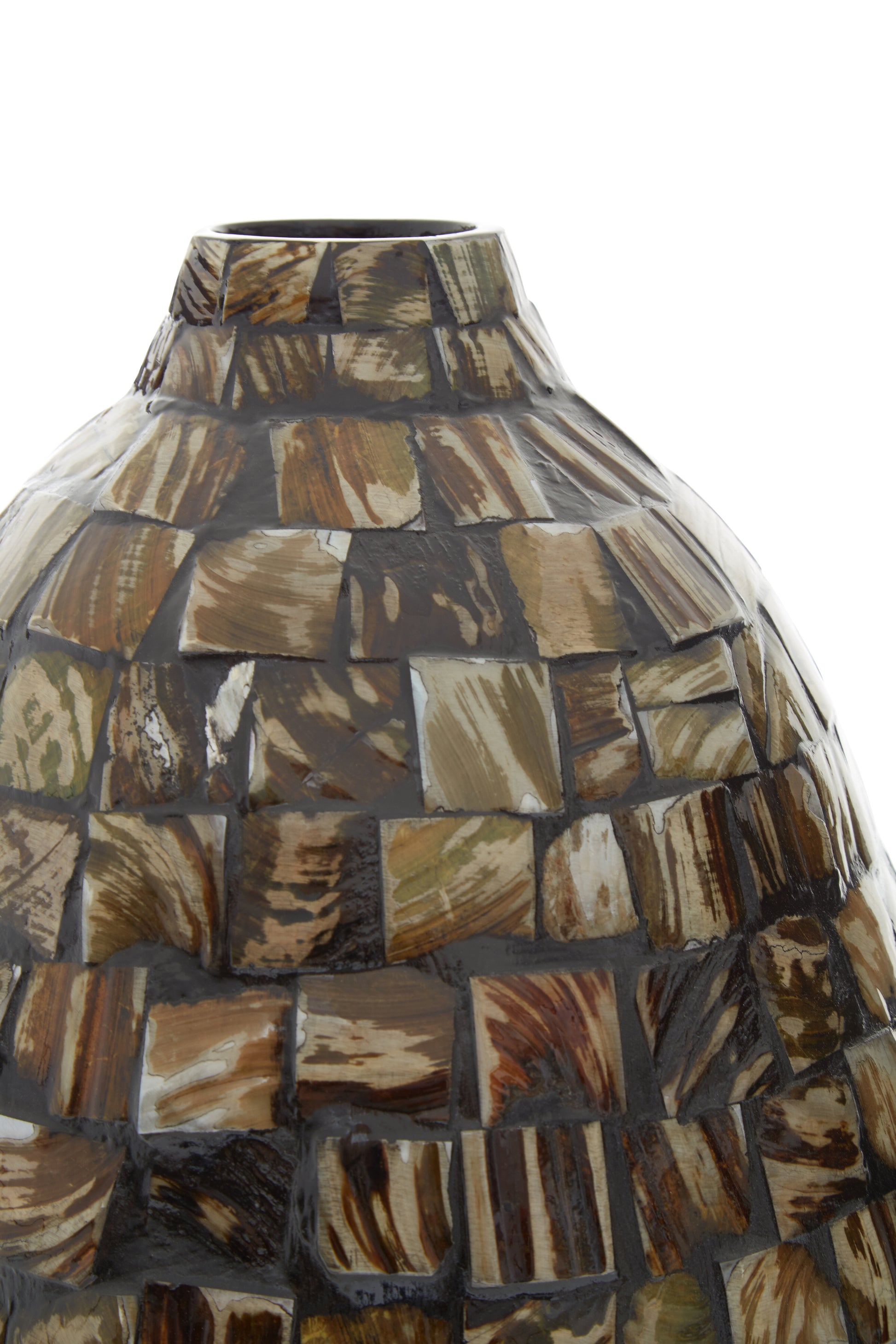 Velvet & Vigor Shell Vase-Unique Handmade Vase-Unique Home Decor-Earth Tones