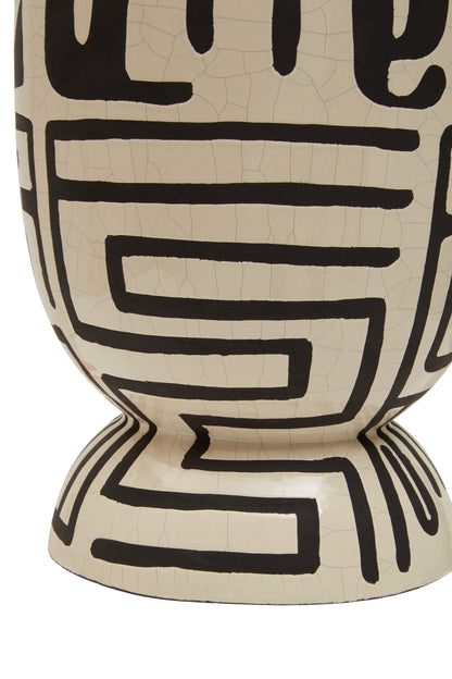 Zaina Abstract Print Vase