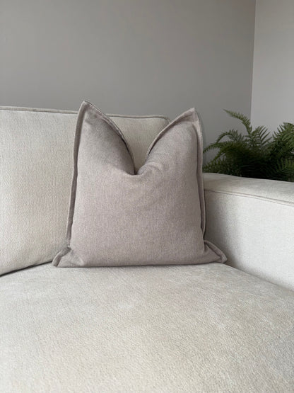 Luxury Cream Cushion-45x45cm-Neutral Home Decor-Modern Home Decor-Velvet & Vigor 