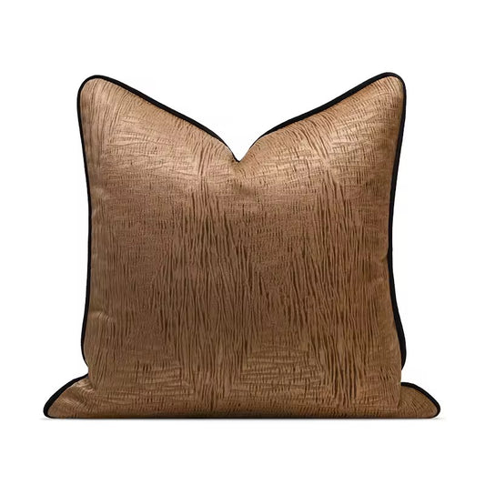 Luxury Velvet Cushion Cover, Deep Earth Tones, 45x45cm, Unique Soft Furnishings-Velvet & Vigor 