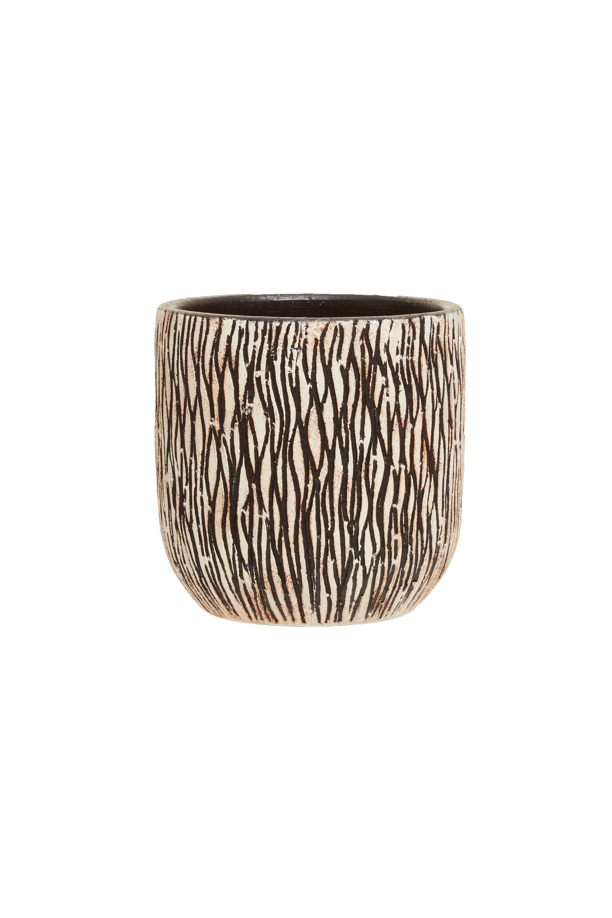 Unique Handmade Planter-Zebra Print-20cm-Unique Home Accessories | Velvet & Vigor 